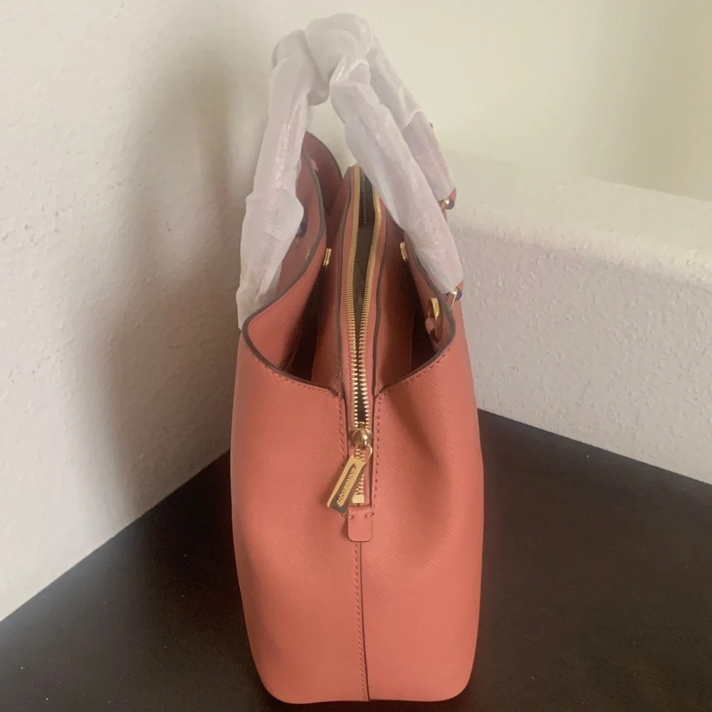 Michael Kors Antique Rose/Pink Satchel Bag.